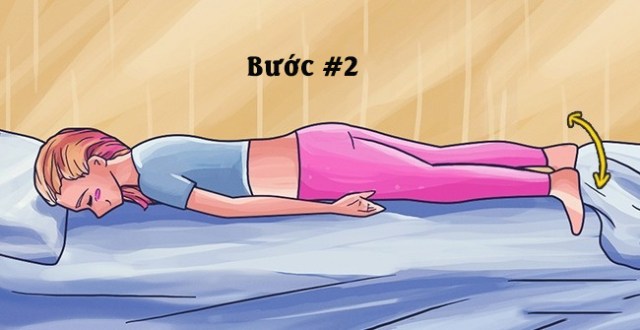 Thực hiện động tác này trước khi ngủ sẽ giúp bạn có 1 giấc ngủ ngon trọn vẹn.