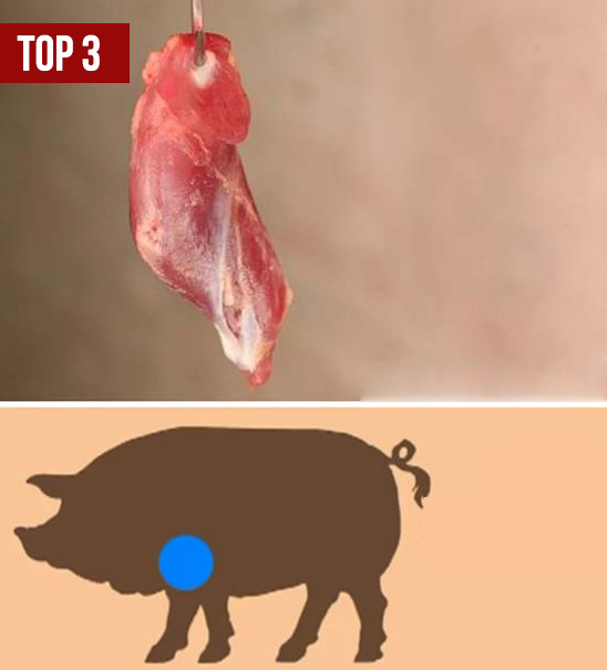 Vùng thịt ngon thứ 3 trên thân con lợn (Ảnh minh họa)