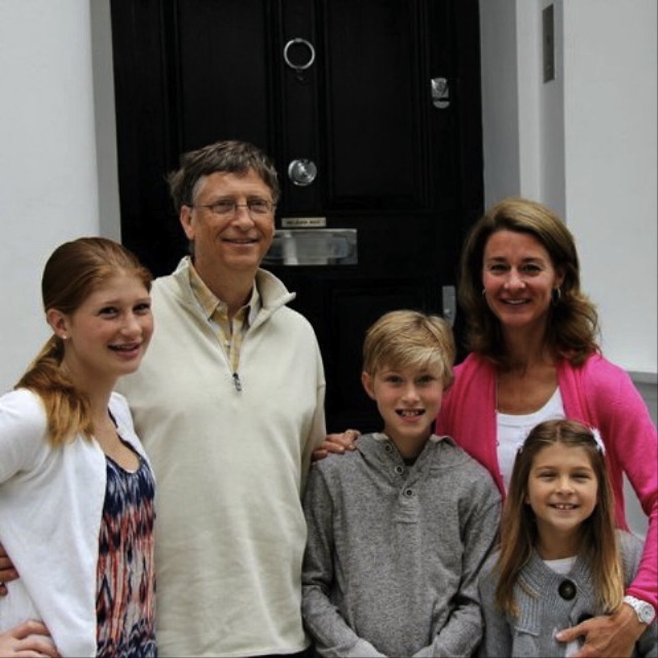 Bill Gates và gia đình.(Ảnh: Internet)